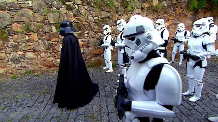 Broma De Darth Vader Y Soldados Imperiales